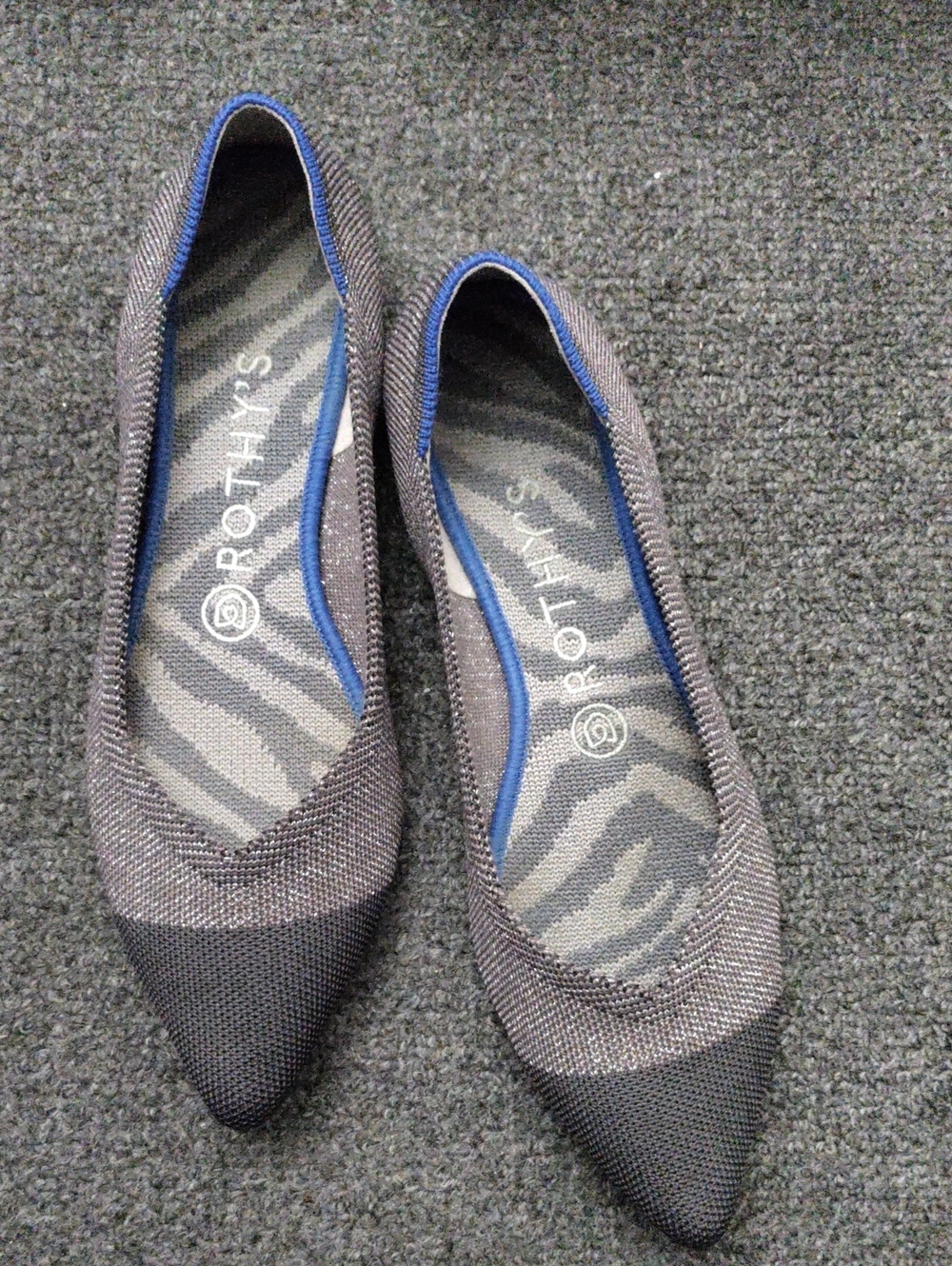 Rothy's Pointed Knit Ballet Flats
